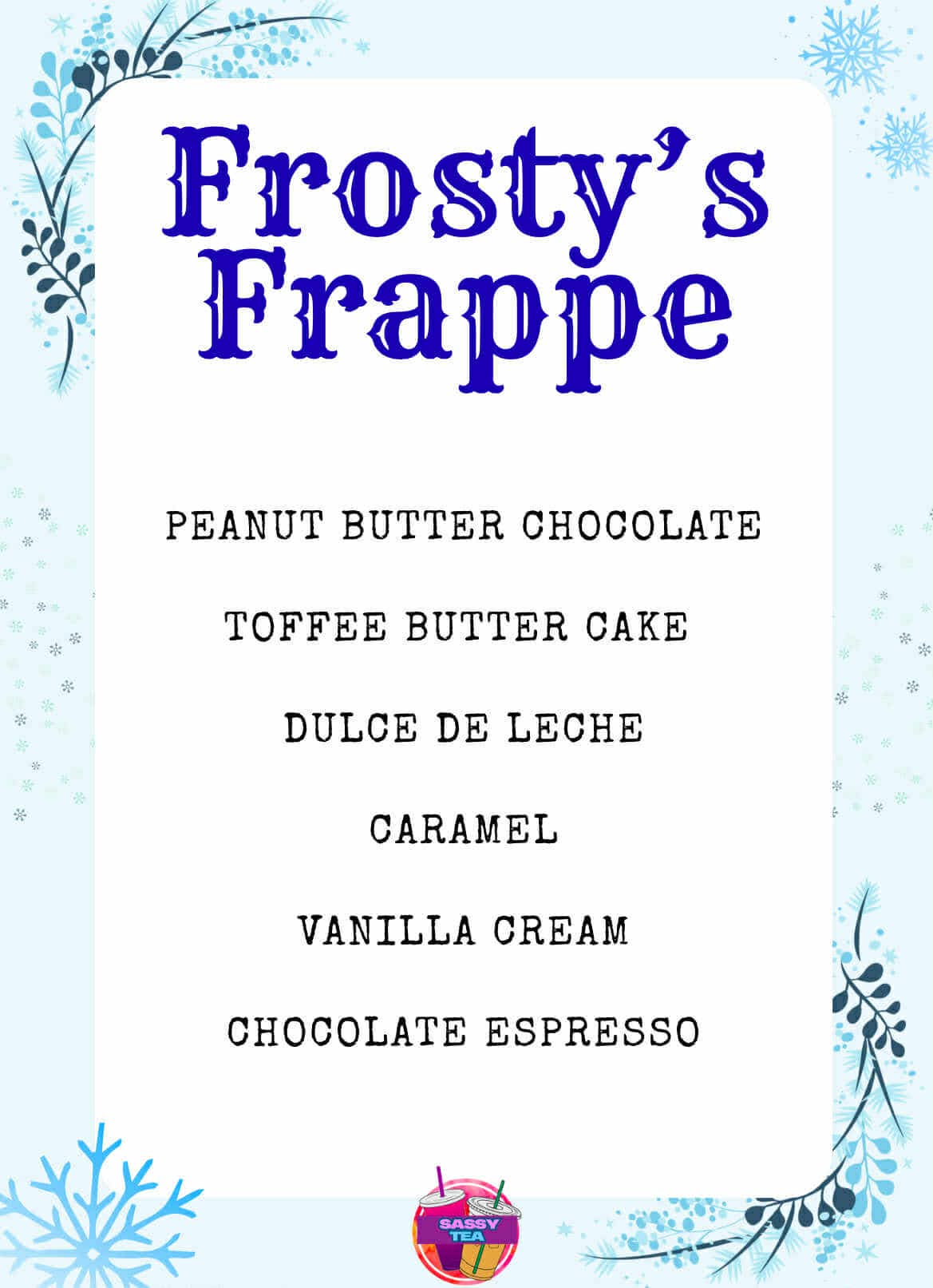 Frosty’s Frappe