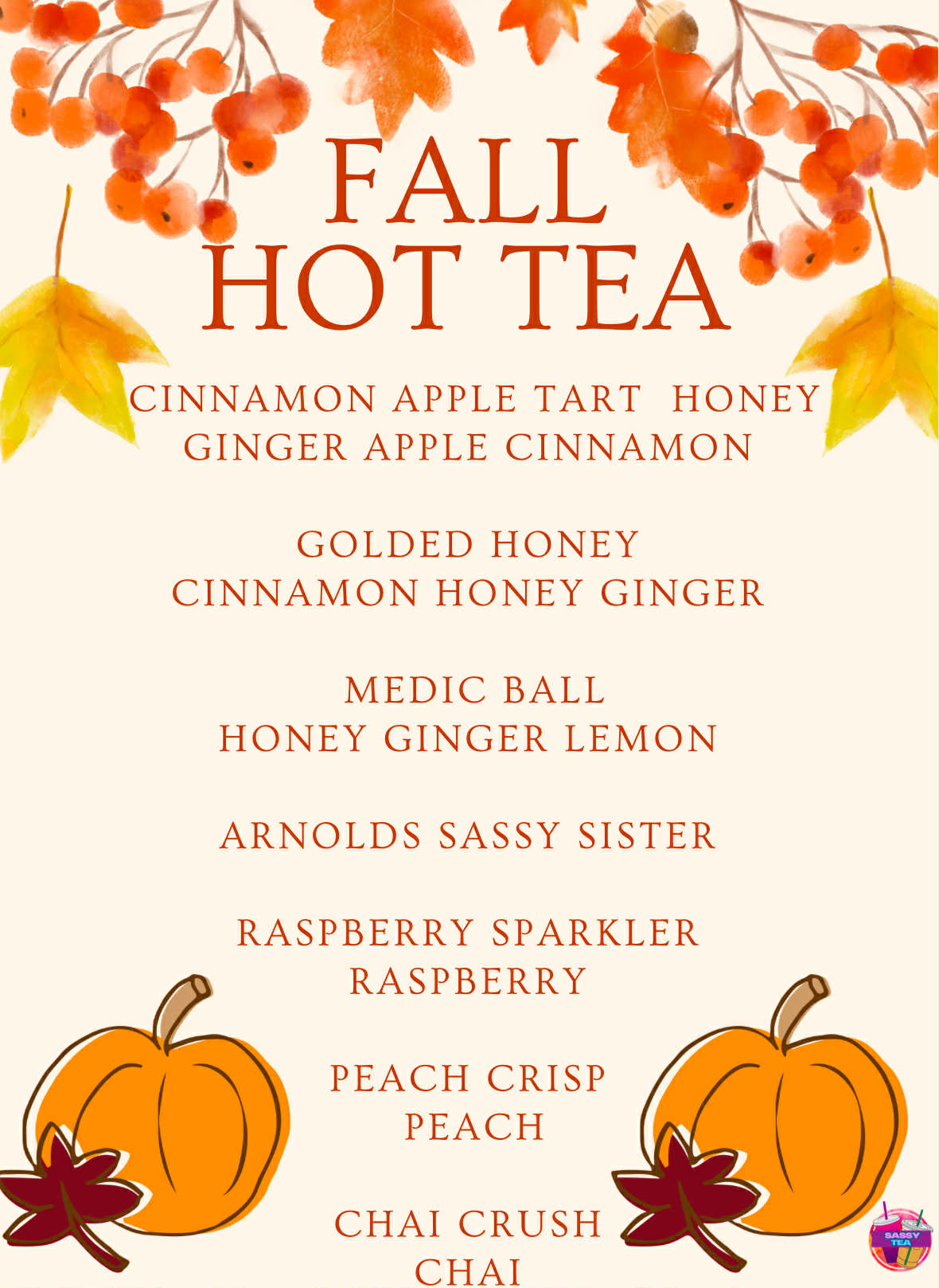 Fall Hot Tea