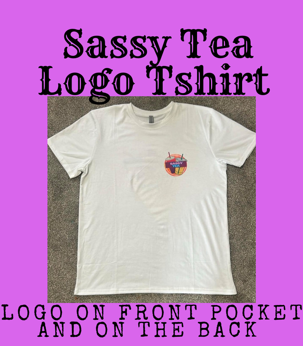 Sassy Tea Logo Tshirt white