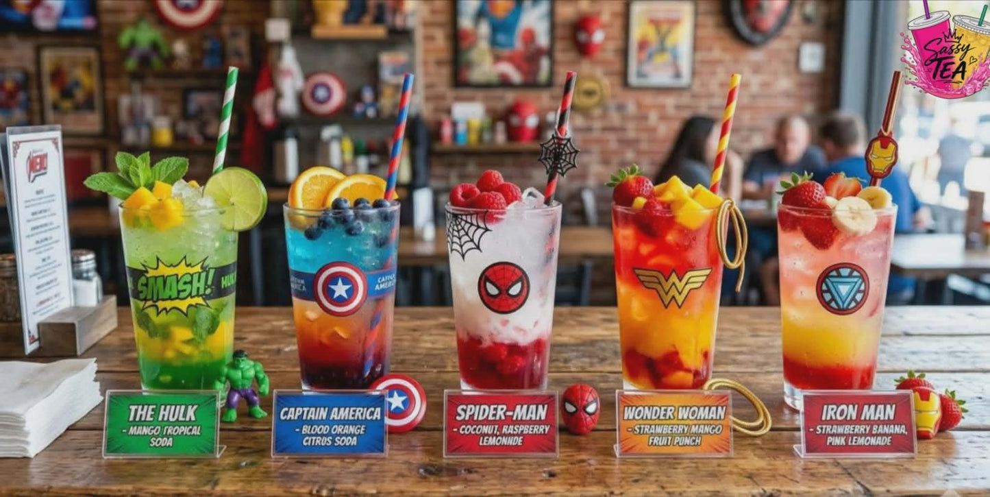 Superhero menu
