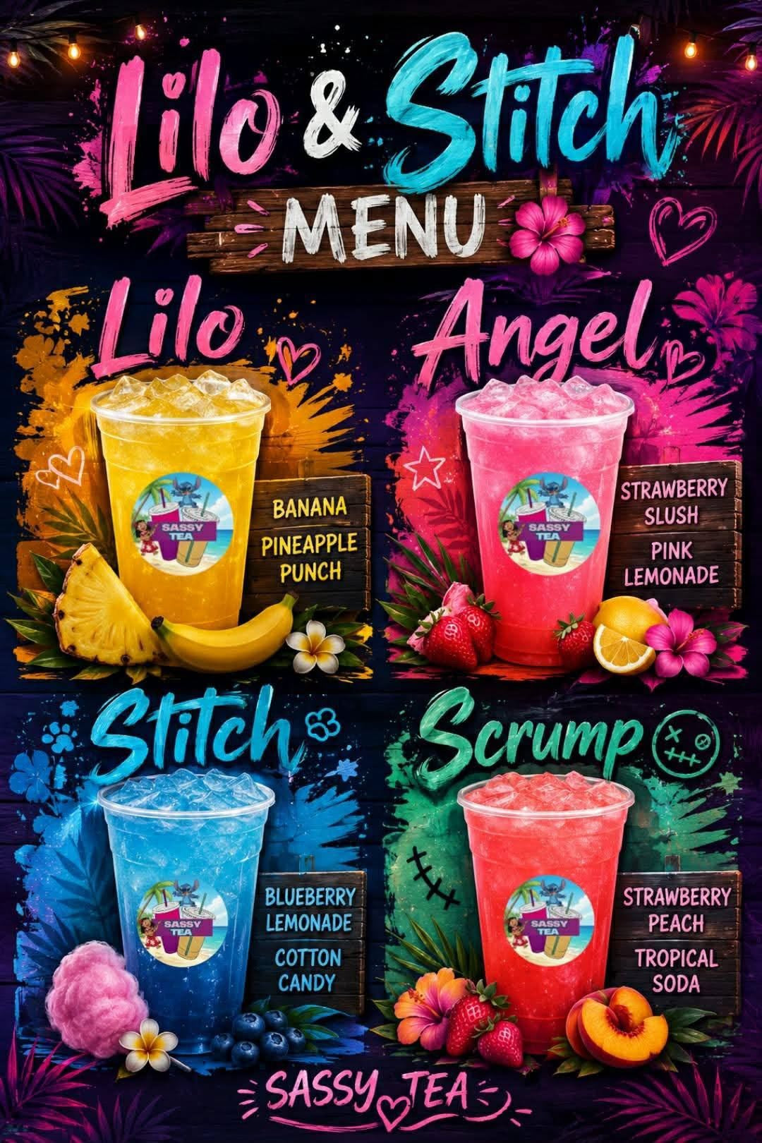 Lilo & stitch menu