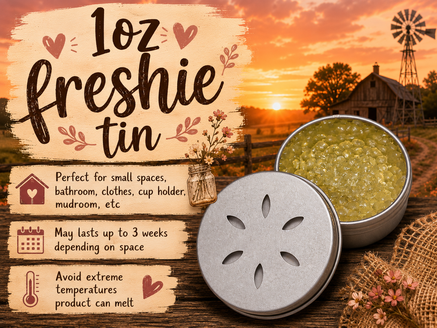 1oz freshie tin