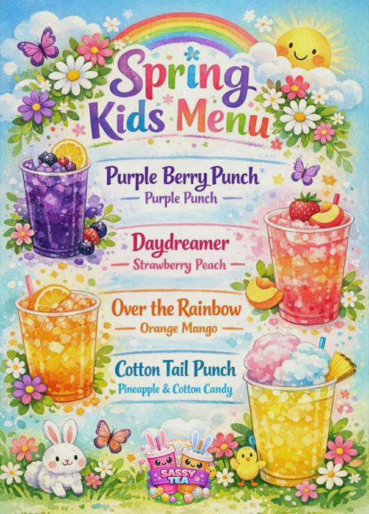 Spring kids menu