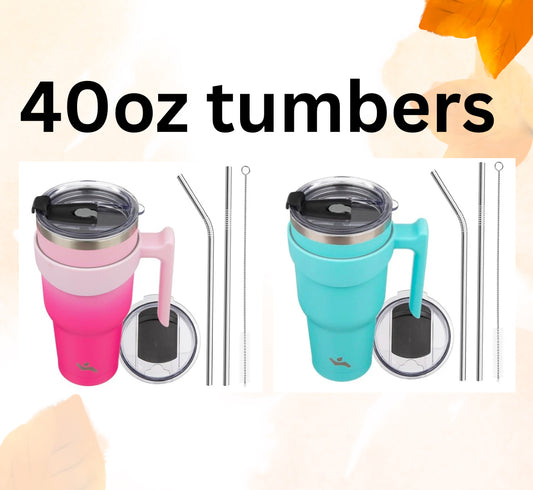 40oz tumbler set