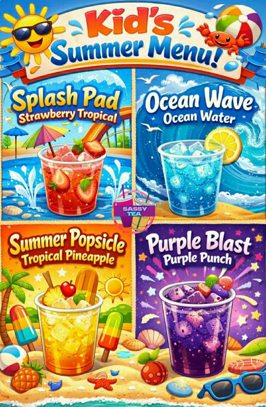 Kids summer menu