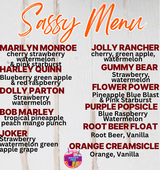 Sassy menu