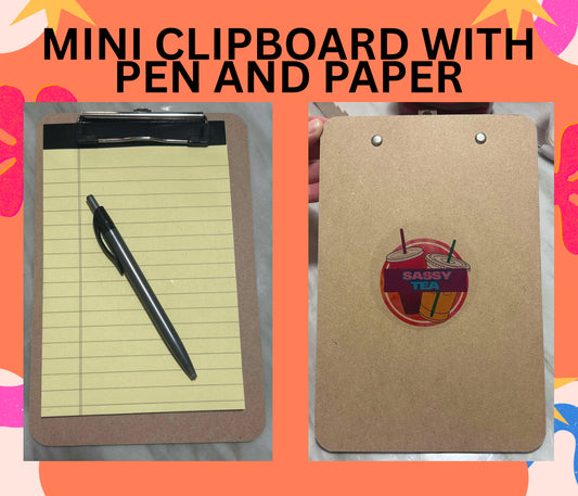 Mini clipboard set