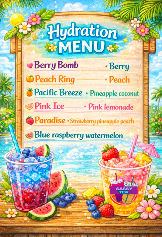 Hydration Menu