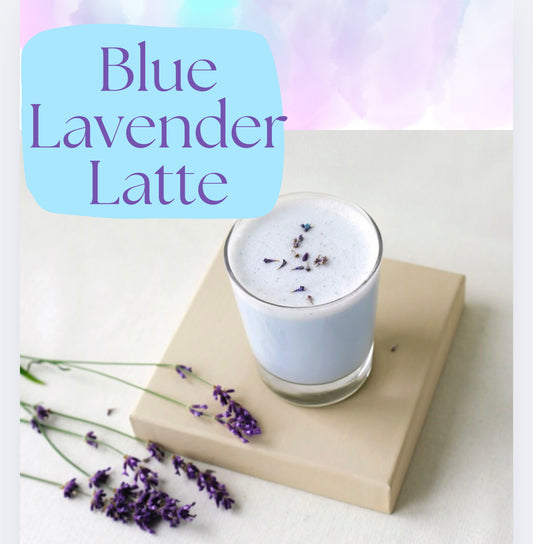 Blue Lavender Latte