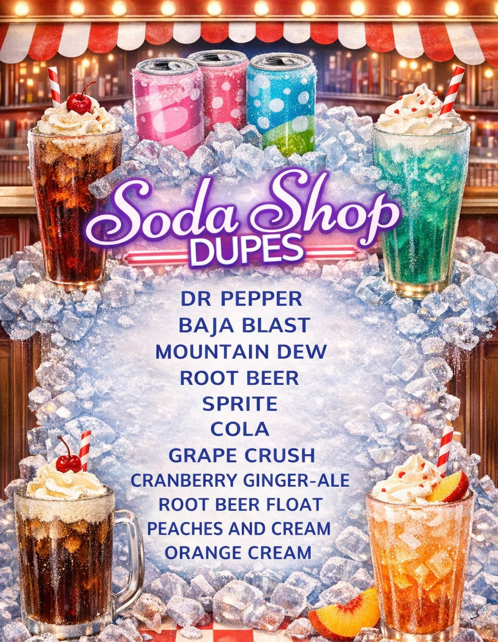Soda Shop Dupes