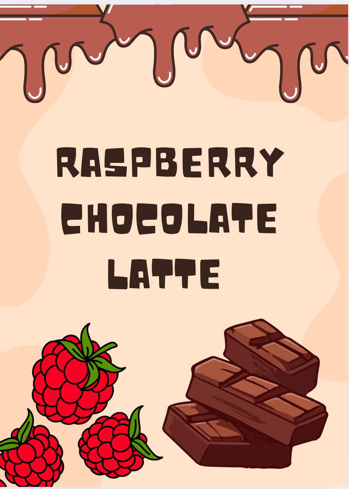 Raspberry Chocolate Latte