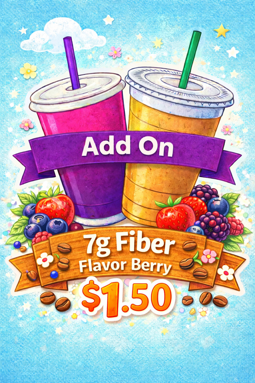 Add on fiber