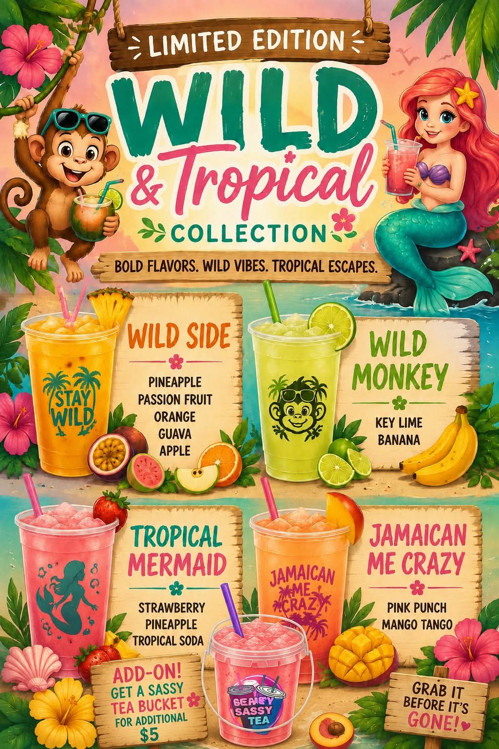 Wild & tropical limited edition