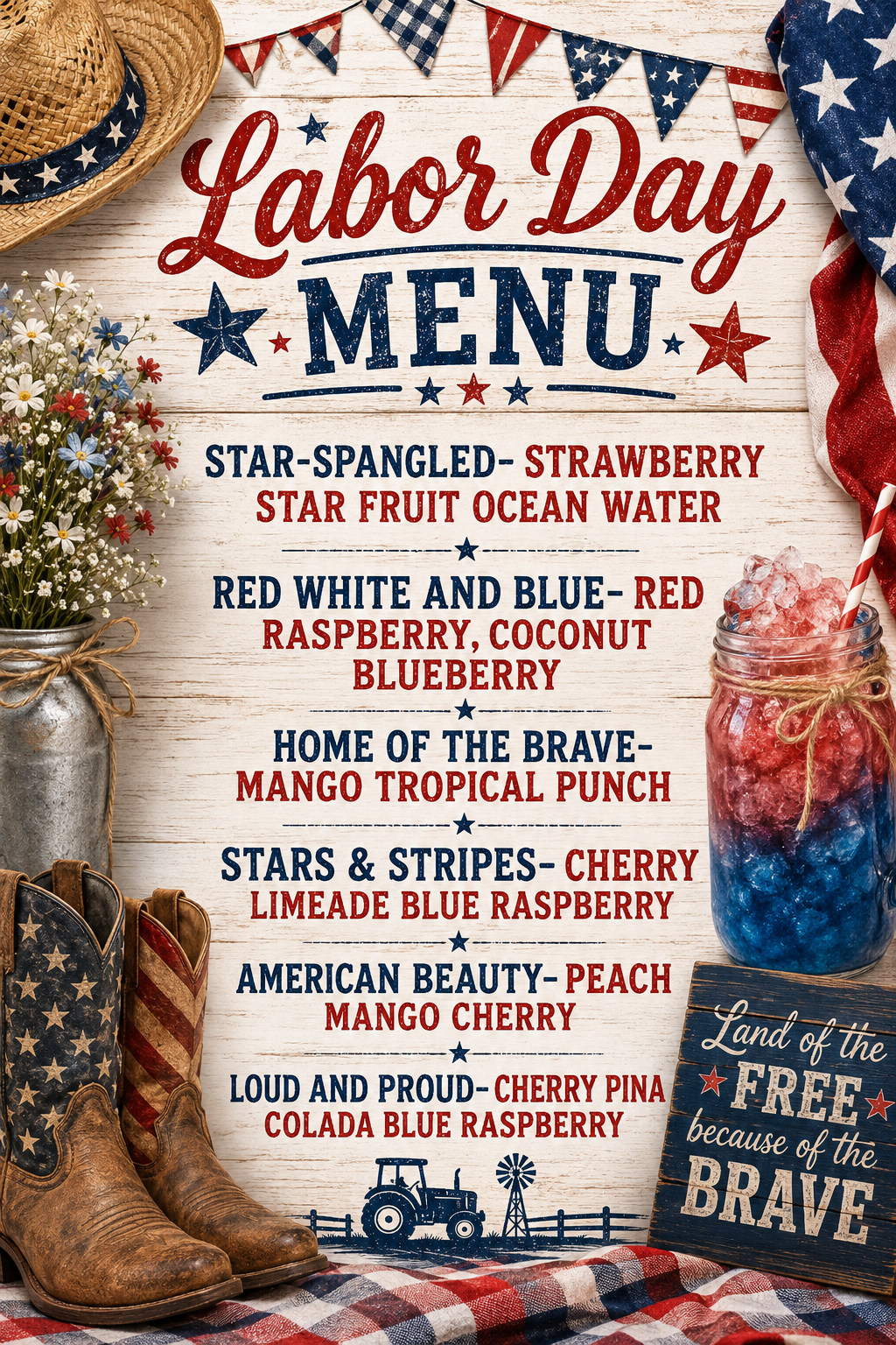 Labor Day Menu