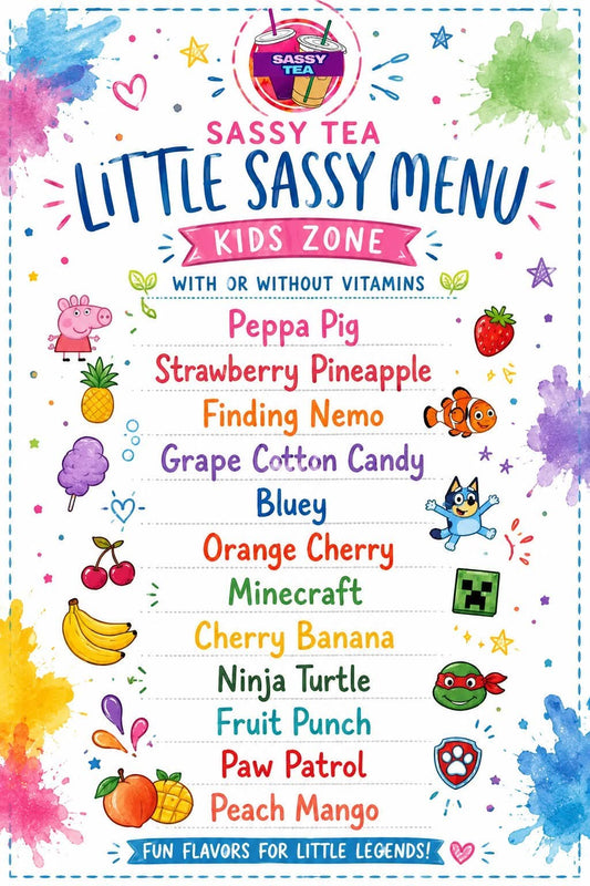 Little Sassy Menu