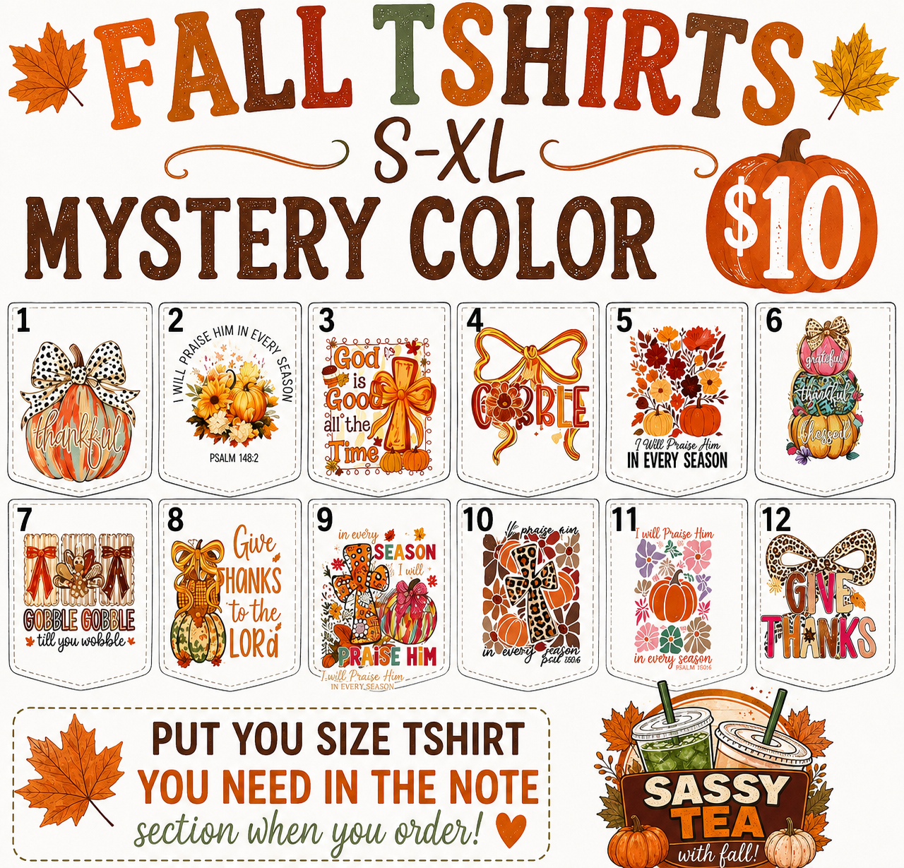 Fall Mystery color Tshirt