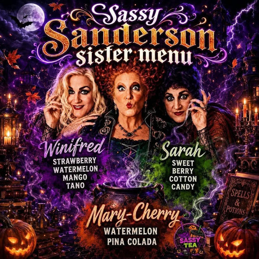 Sassy Sanderson Sister Menu